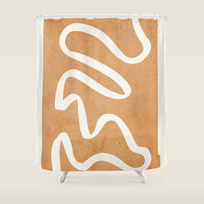 abstract minimal 31 Shower Curtain Gallery Image 1