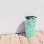 Berry Branches - Mint & Turquoise Palette Travel Mug Gallery Image 4