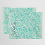 Berry Branches - Mint & Turquoise Palette Placemat Gallery Image 1