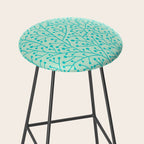 Berry Branches - Mint & Turquoise Palette Stool Gallery Image 2