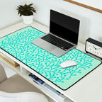 Berry Branches - Mint & Turquoise Palette Desk Mat Gallery Image 2
