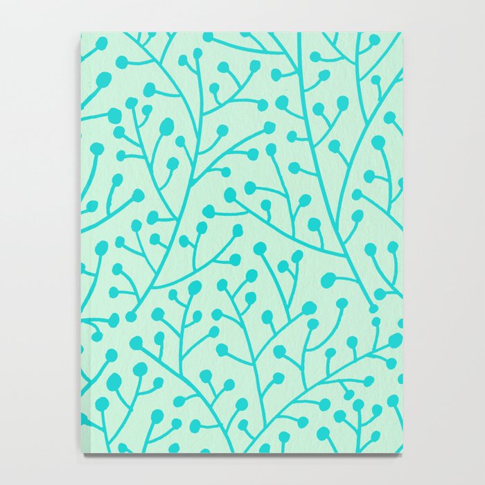 Berry Branches - Mint & Turquoise Palette Notebook Gallery Image 4