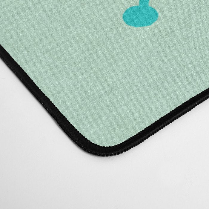 Berry Branches - Mint & Turquoise Palette Desk Mat Gallery Image 4
