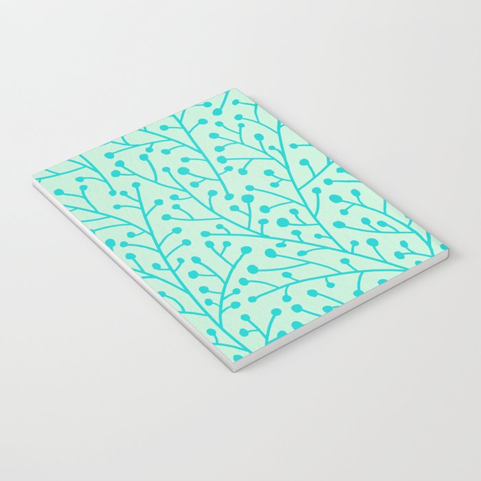 Berry Branches - Mint & Turquoise Palette Notebook Gallery Image 3