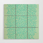 Berry Branches - Mint & Turquoise Palette Wood Wall Art Gallery Image 1
