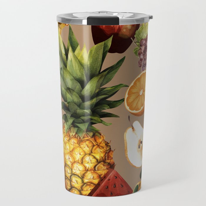 Fruits Botanical Art 2 Travel Mug Gallery Image 1