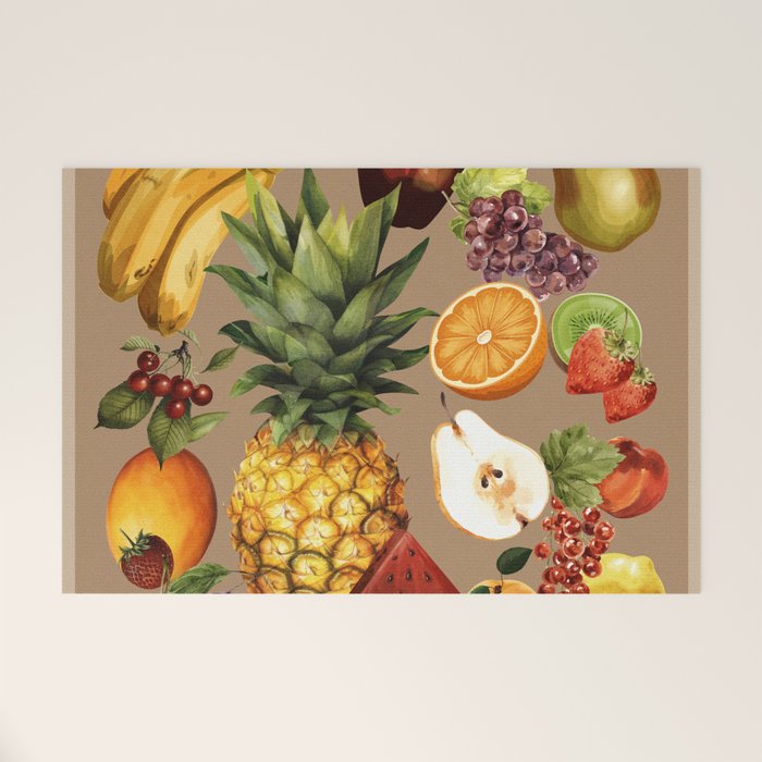 Fruits Botanical Art 2 Welcome Mat Gallery Image 1