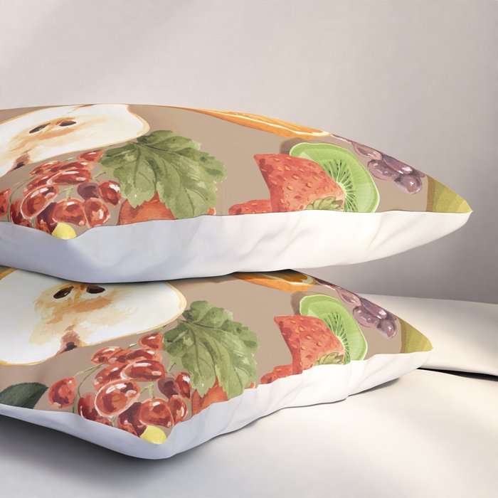 Fruits Botanical Art 2 Pillow Sham Gallery Image 3