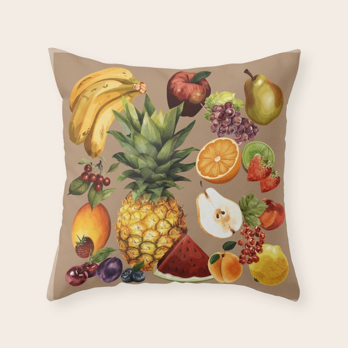 Fruits Botanical Art 2 Throw Pillow Gallery Image 6