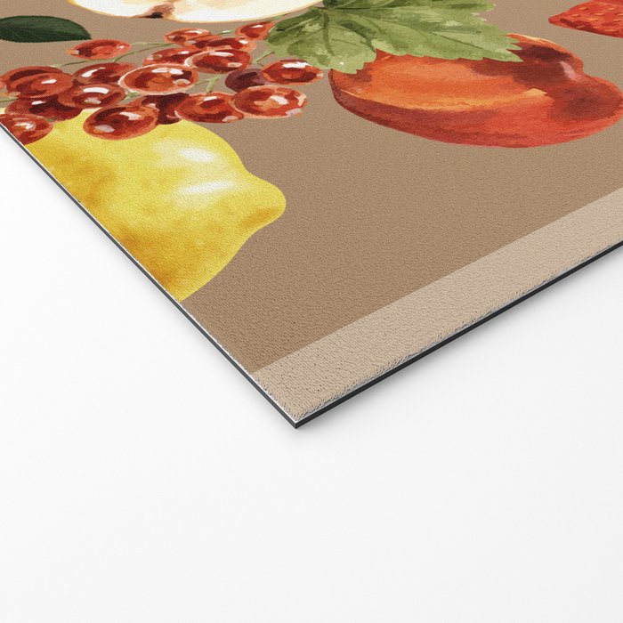Fruits Botanical Art 2 Welcome Mat Gallery Image 2