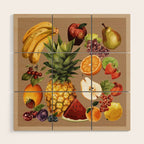 Fruits Botanical Art 2 Wood Wall Art Gallery Image 1