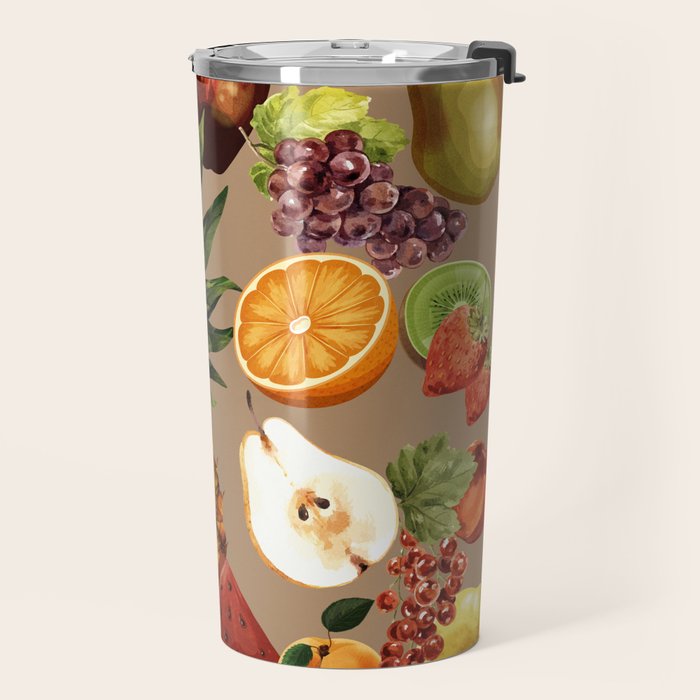 Fruits Botanical Art 2 Travel Mug Gallery Image 2