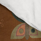 moths butterflies fall retro Comforter Gallery Image 4