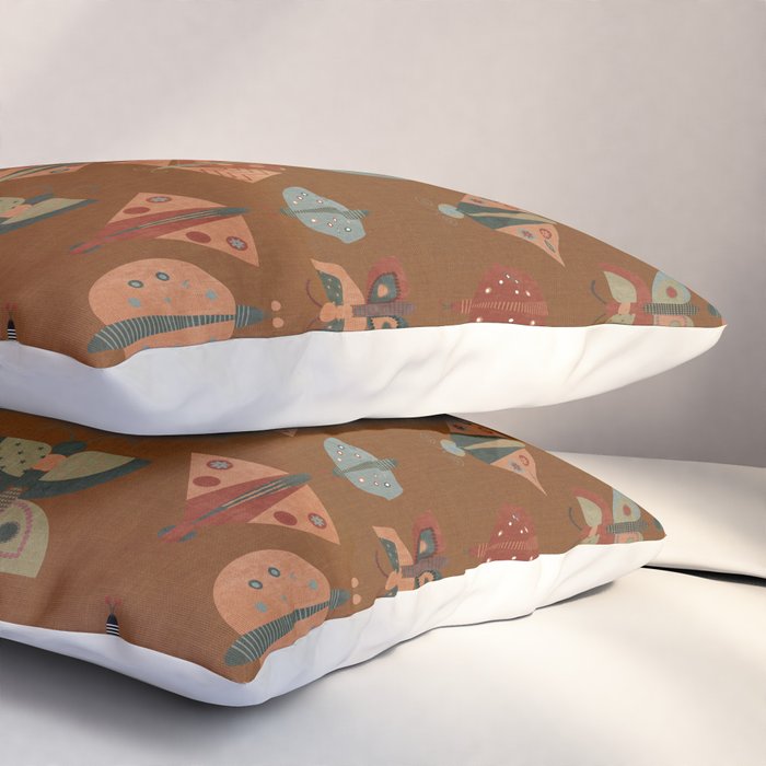 moths butterflies fall retro Pillow Sham Gallery Image 3