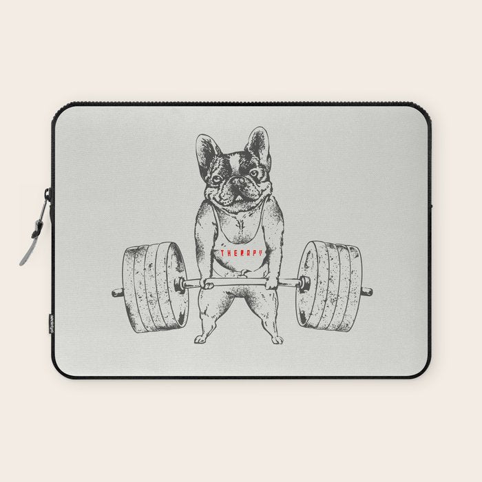 Frenchie Lift Laptop Sleeve Gallery Image 1