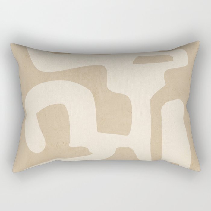 Modern Abstract Minimal Shapes 120 Rectangular Pillow Gallery Image 1