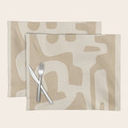 Modern Abstract Minimal Shapes 120 Placemat Gallery Image 1