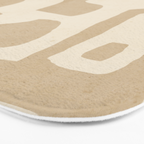 Modern Abstract Minimal Shapes 120 Bath Mat Gallery Image 3