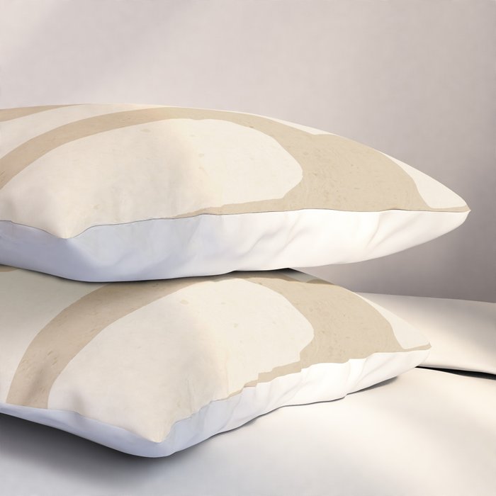 Modern Abstract Minimal Shapes 120 Pillow Sham Gallery Image 3
