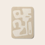 Modern Abstract Minimal Shapes 120 Bath Mat Gallery Image 1