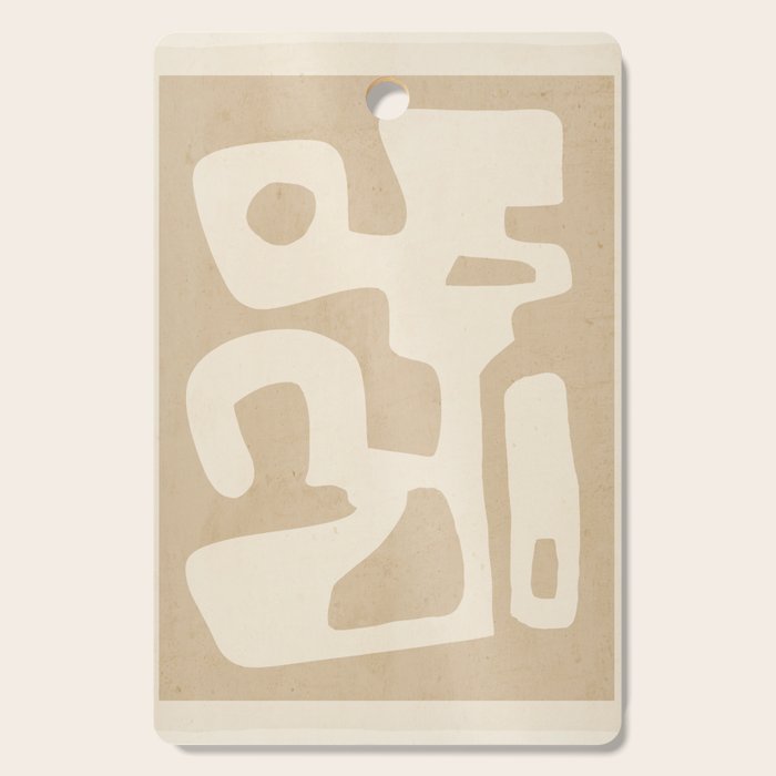 Modern Abstract Minimal Shapes 120 Cutting Board Gallery Image 1