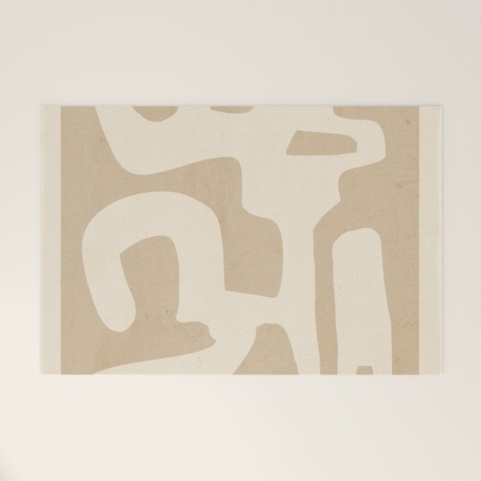 Modern Abstract Minimal Shapes 120 Welcome Mat Gallery Image 1