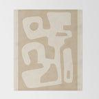 Modern Abstract Minimal Shapes 120 Throw Blanket Gallery Image 2