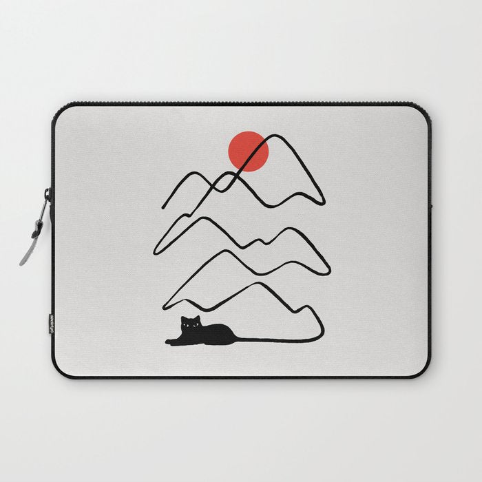 Cat Landscape 68 Laptop Sleeve Gallery Image 1
