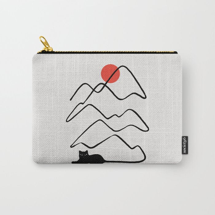 Cat Landscape 68 Carry All Pouch Gallery Image 1
