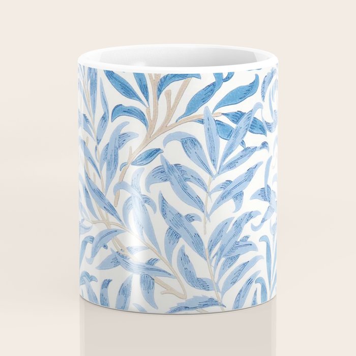 William Morris Vintage Willow Bough Woad Blue Coffee Mug Gallery Image 4