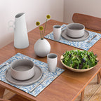 William Morris Vintage Willow Bough Woad Blue Placemat Gallery Image 2