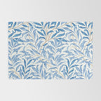William Morris Vintage Willow Bough Woad Blue Rug Gallery Image 2