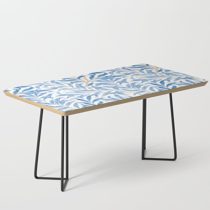 William Morris Vintage Willow Bough Woad Blue Coffee Table Gallery Image 1