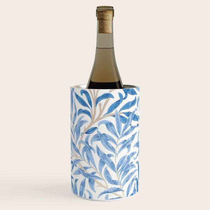 William Morris Vintage Willow Bough Woad Blue Wine Chiller Gallery Image 1