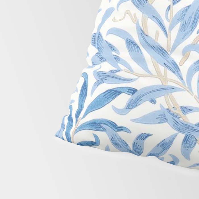 William Morris Vintage Willow Bough Woad Blue Pillow Sham Gallery Image 4