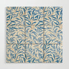 William Morris Vintage Willow Bough Woad Blue Wood Wall Art Gallery Image 1