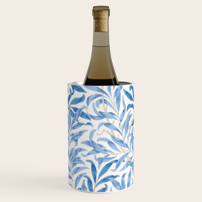 William Morris Vintage Willow Bough Woad Blue Wine Chiller Gallery Image 2
