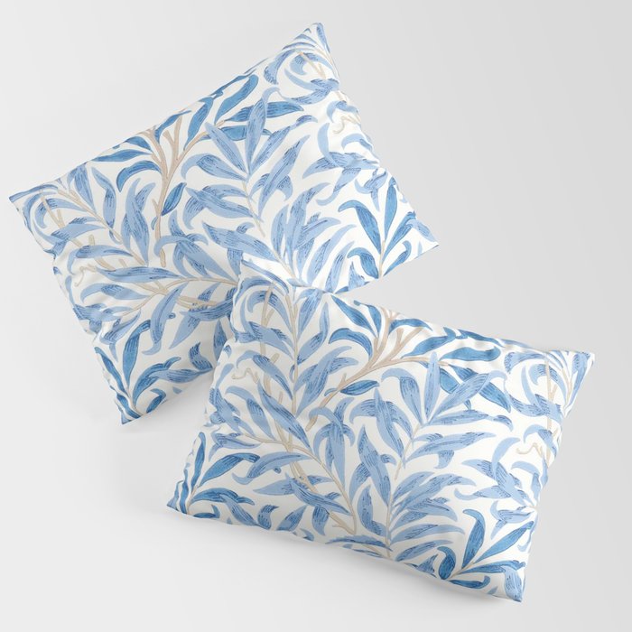 William Morris Vintage Willow Bough Woad Blue Pillow Sham Gallery Image 3
