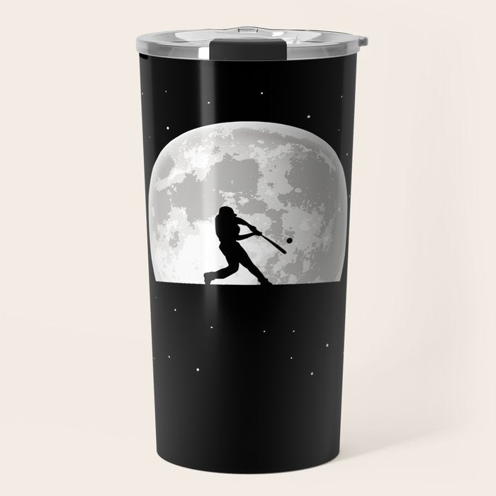 Baseball Moon Travel Mug Gallery Image 1