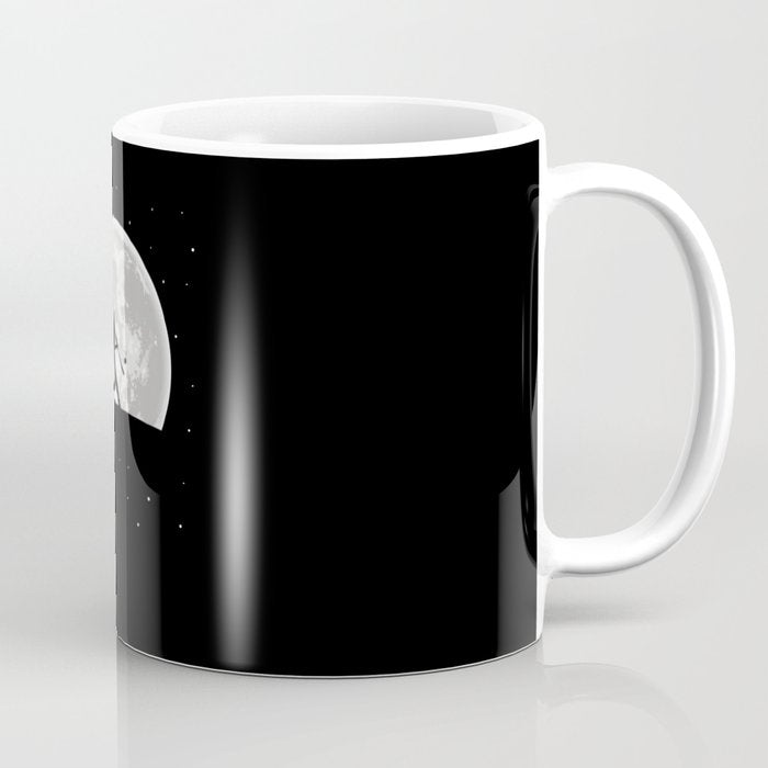 Baseball Moon Coffee Mug Gallery Image 1