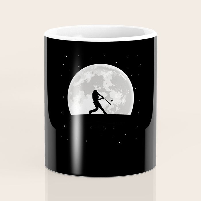 Baseball Moon Coffee Mug Gallery Image 4