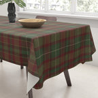 Burgundy Green Classic Plaid Tablecloth Gallery Image 3
