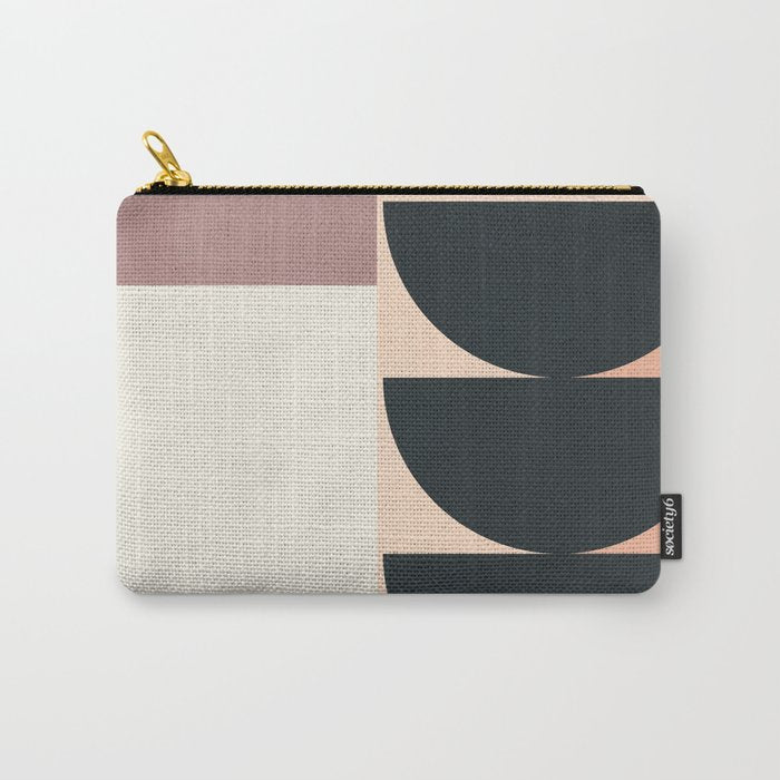 Geometric Shapes 255 Carry All Pouch Gallery Image 1
