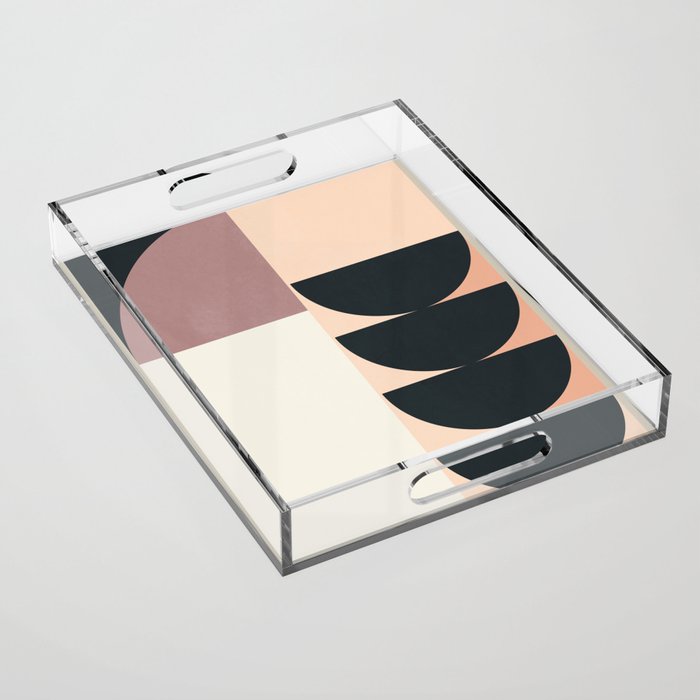 Geometric Shapes 255 Acrylic Tray Gallery Image 1