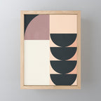 Geometric Shapes 255 Mini Art Print Gallery Image 1