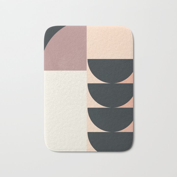 Geometric Shapes 255 Bath Mat Gallery Image 1