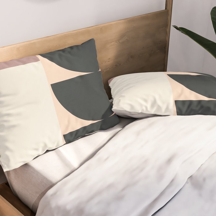 Geometric Shapes 255 Pillow Sham Gallery Image 2