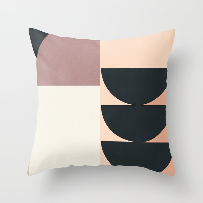 Geometric Shapes 255 Throw Pillow Gallery Image 6