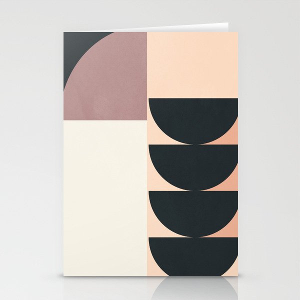 Geometric Shapes 255 Stationery Card Gallery Image 2