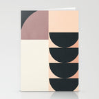 Geometric Shapes 255 Stationery Card Gallery Image 2